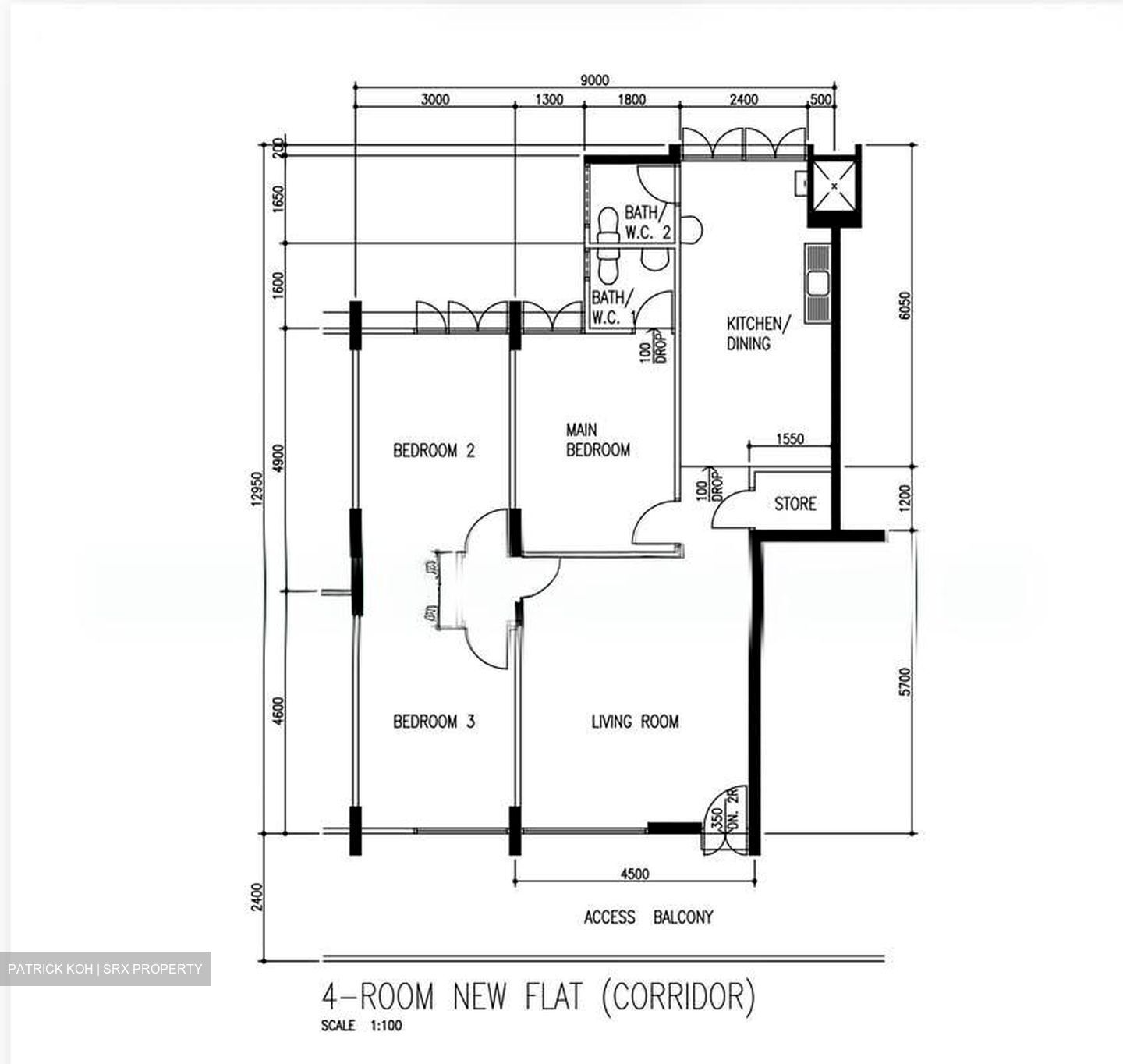 Blk 183 Bukit Batok West Avenue 8 (Bukit Batok), HDB 4 Rooms #580801051